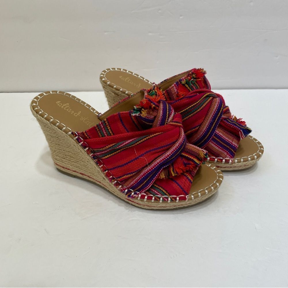 ALTARD STATE‎ RED BOHO ESPADRILLE WEDGES